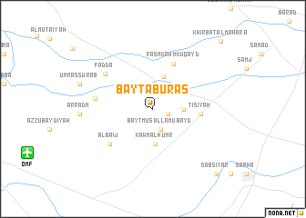 map of Bayt Abū Raʼs