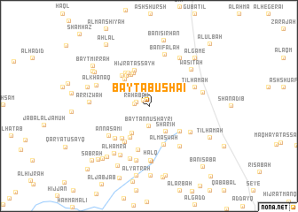 map of Bayt Abū Shāʼi