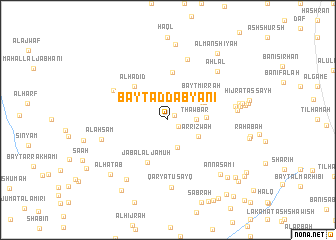 map of Bayt aḑ Ḑabyānī