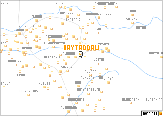 map of Bayt ad Dālī