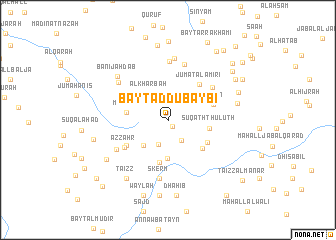 map of Bayt aḑ Ḑubaybī