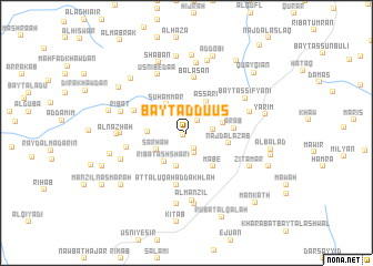 map of Bayt ad Du‘us