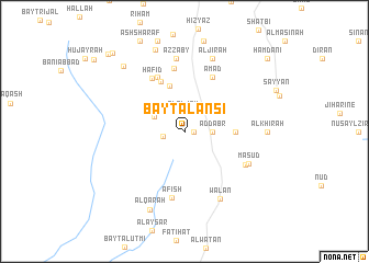 map of Bayt al ‘Ansī