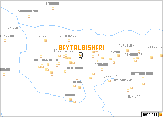 map of Bayt al Bishārī