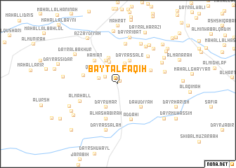 map of Bayt al Faqīh