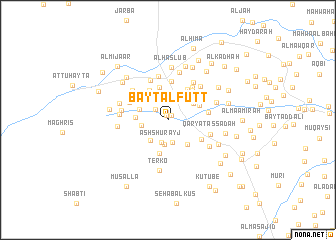 map of Bayt al Futt