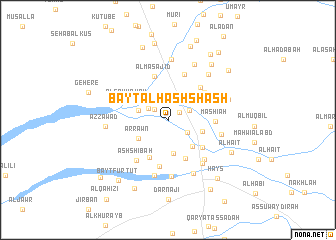 map of Bayt al Ḩashshāsh