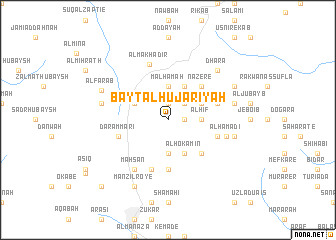 map of Bayt al Ḩujarīyah