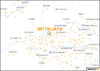 map of Bayt al Jatīm