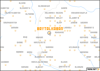 map of Bayt al Kaban