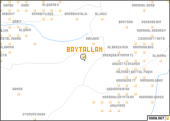 map of Bayt ‘Allām