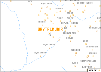 map of Bayt al Mudīr