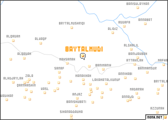 map of Bayt al Mud‘ī