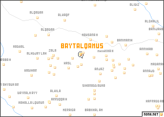 map of Bayt al Qāmūs