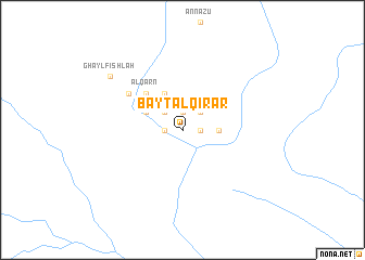 map of Bayt al Qirār