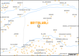 map of Bayt al Walī