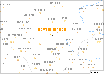 map of Bayt al Wishāḩ