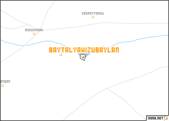 map of Bayt ‘Alyawī Zubaylān
