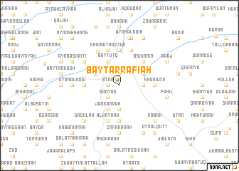 map of Bayt ar Rafī‘ah