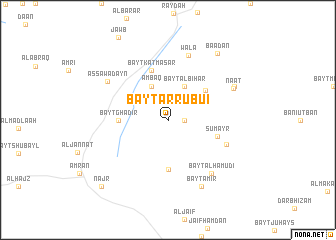 map of Bayt ar Rubu‘ī