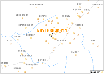 map of Bayt ar Rumaym