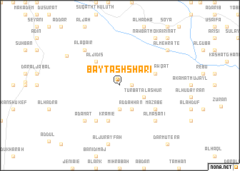 map of Bayt ash Shar‘ī