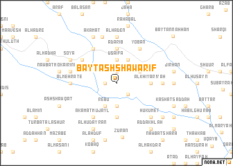 map of Bayt ash Shawārif