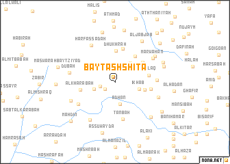 map of Bayt ash Shitāʼ