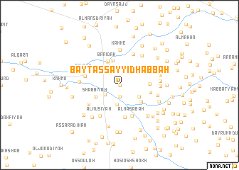 map of Bayt as Sayyid Habbah