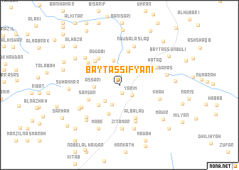 map of Bayt as Sifyānī