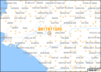 map of Bayt at Turk