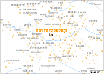 map of Bayt az Zawraqī