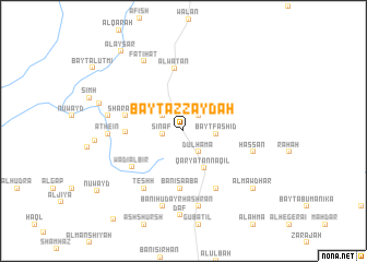 map of Bayt az Zaydah
