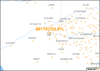 map of Bayt az Zulayl