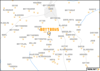 map of Bayt Baws