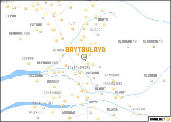 map of Bayt Bul‘ayd