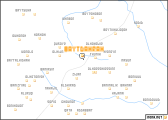 map of Bayt Dahrah