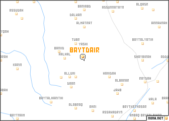 map of Bayt Dā‘ir
