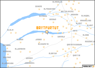 map of Bayt Furtūt