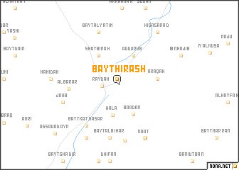 map of Bayt Hirāsh