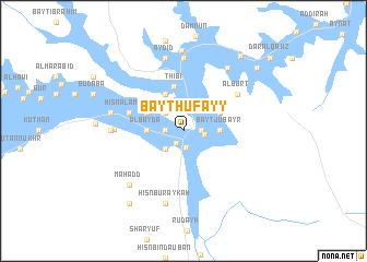 map of Bayt Ḩufayy