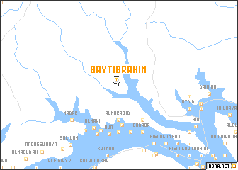 map of Bayt Ibrāhīm