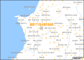 map of Bayt Iskandar