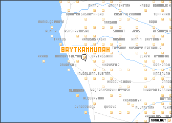 map of Bayt Kammūnah