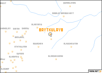 map of Bayt Kulayb