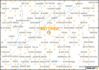 map of Bayt Mīrū