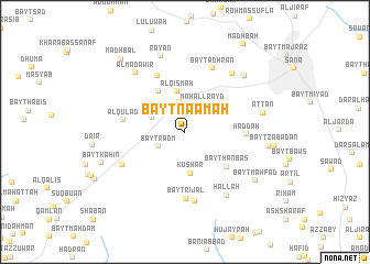 map of Bayt Na‘āmah