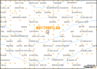 map of Bayt Nāfilah