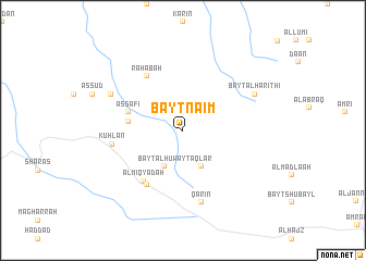 map of Bayt Nā‘im