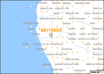 map of Bayt Nāşir